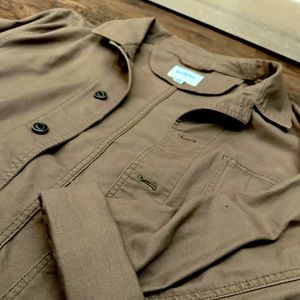 Men’s/Medium/Goodfellow/Khaki/Canvas Shirt Jacket
